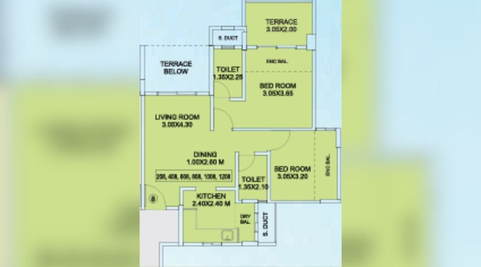 Amit-Asotnia-Classic-2BHK-680sqft-Unit-plan